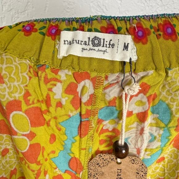 Natural Life Patti Palazzo Pant Tiered Wide Leg NWT Boho Maximalist Size Medium - Picture 4 of 5